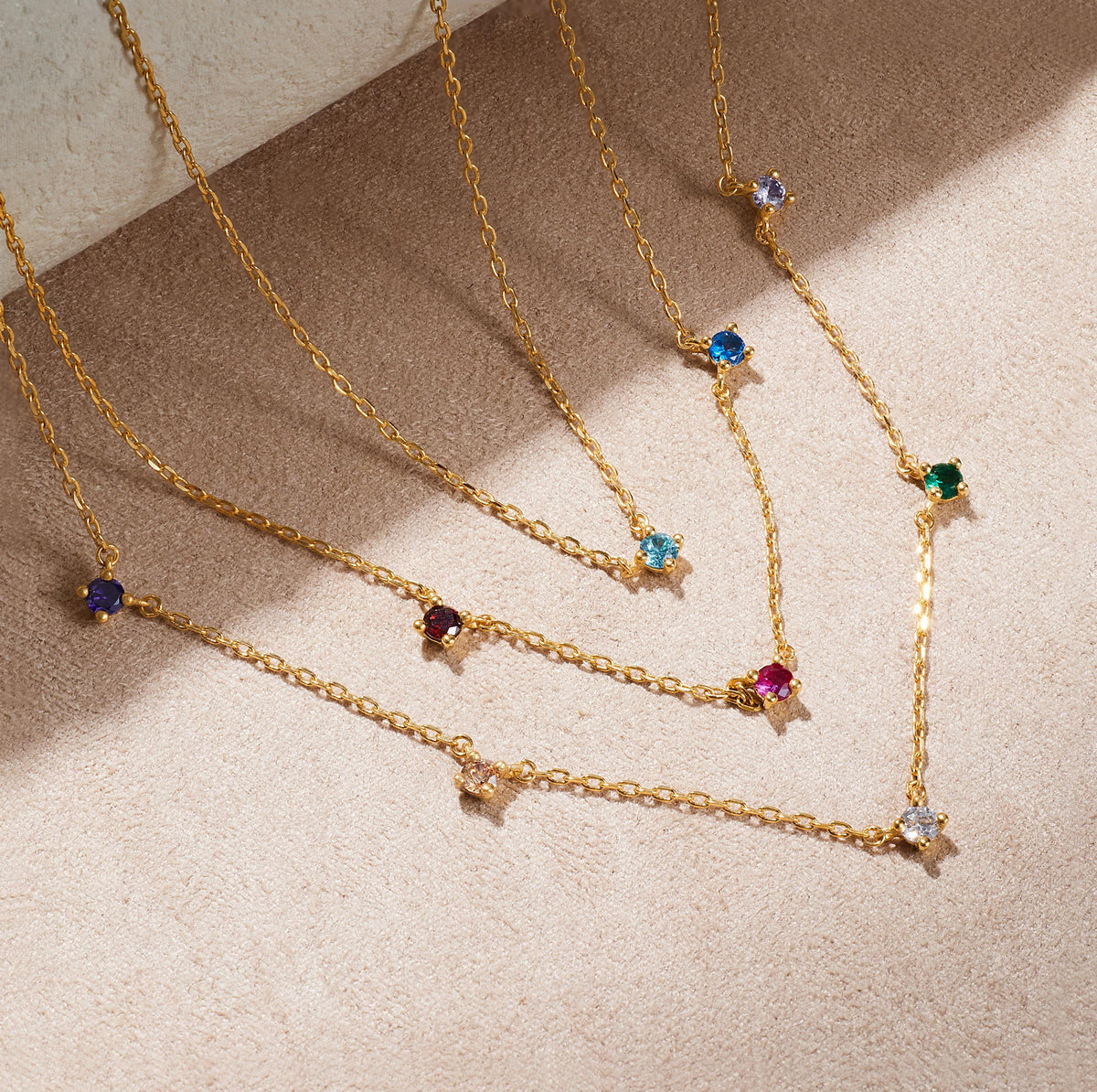 Personalized Birthstone Necklace
