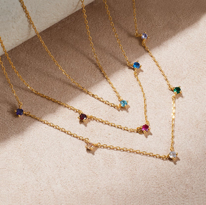 Personalized Birthstone Necklace
