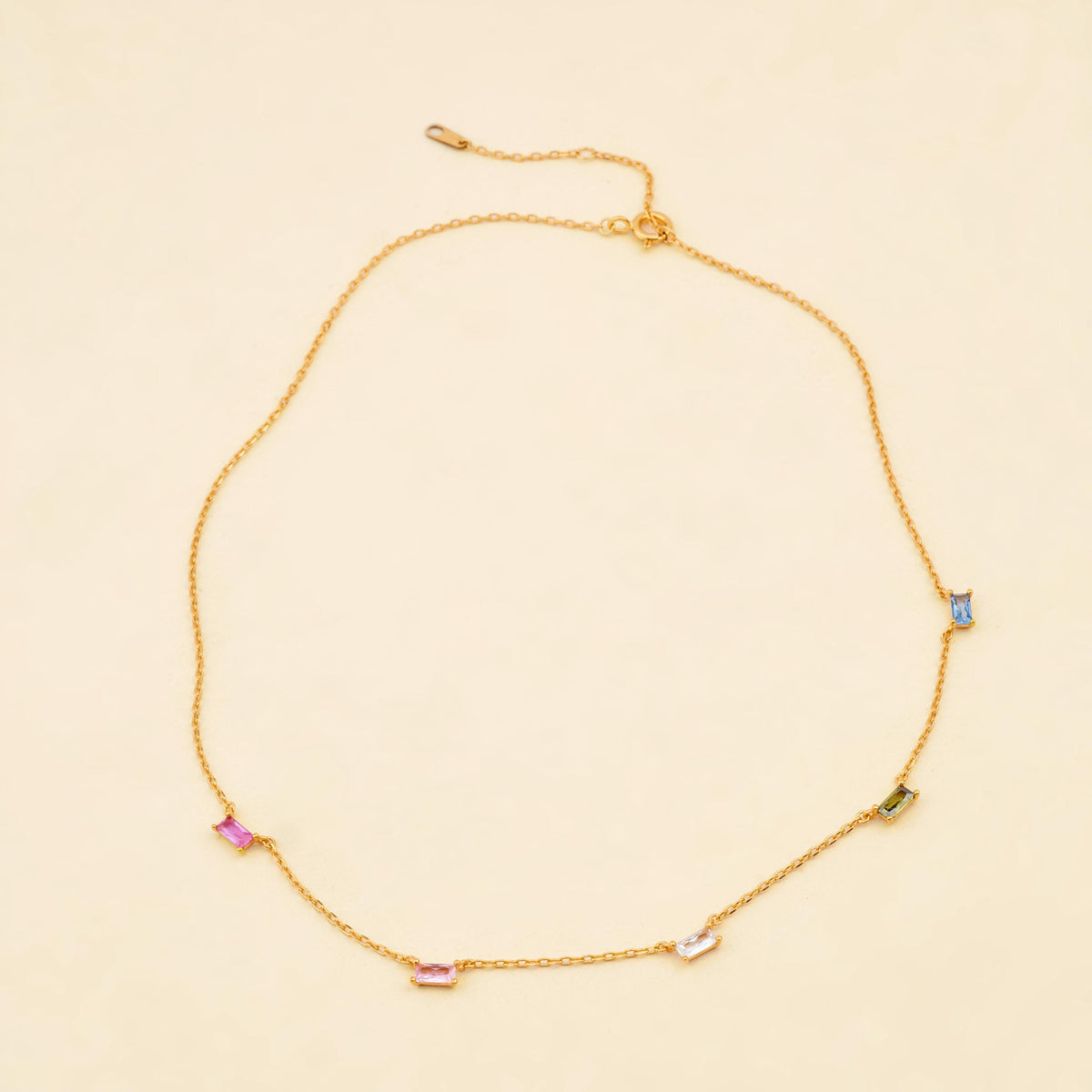 Personalized Birthstone Necklace