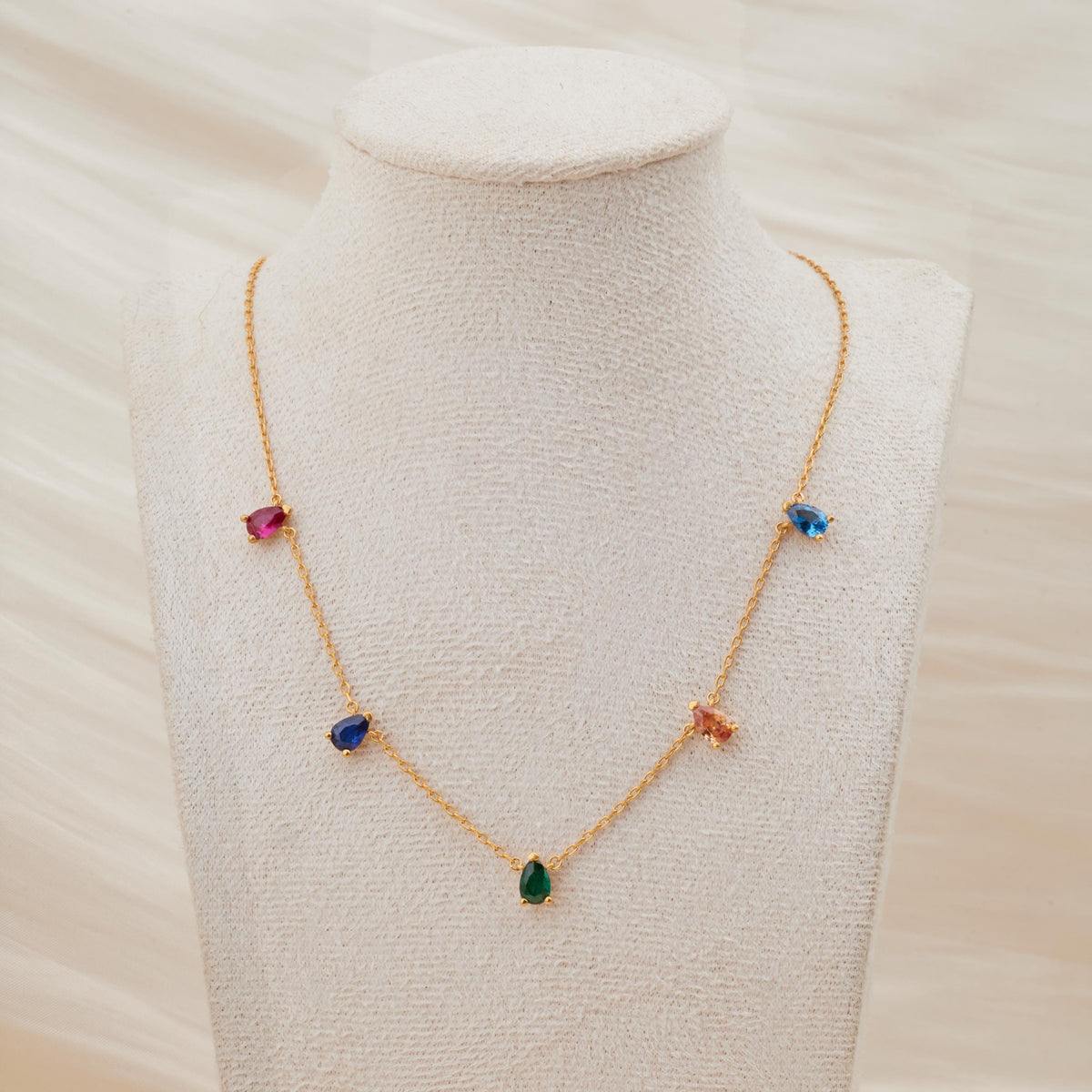 Personalized Birthstone Necklace
