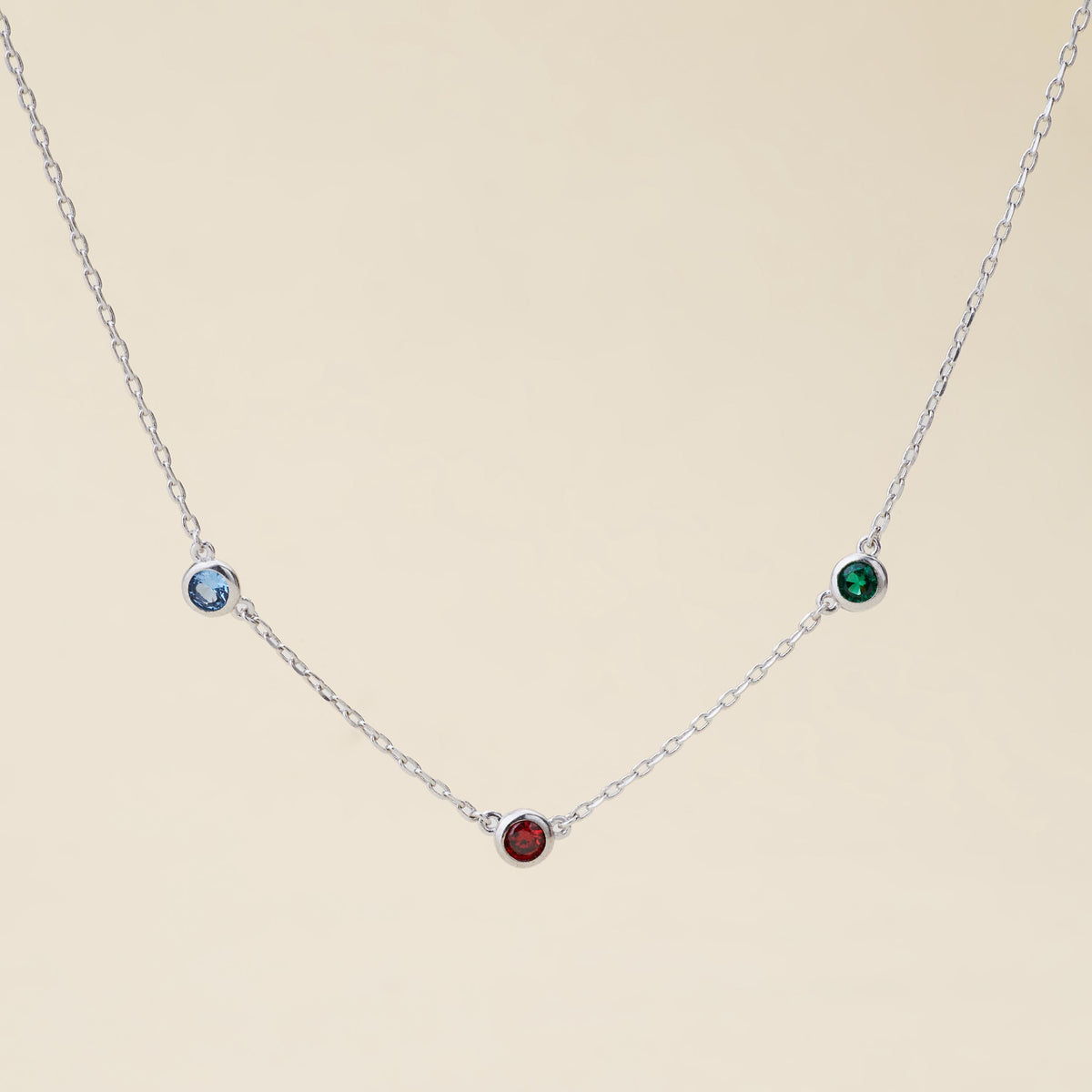 Personalized Birthstone Necklace