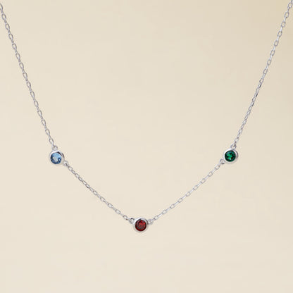 Personalized Birthstone Necklace
