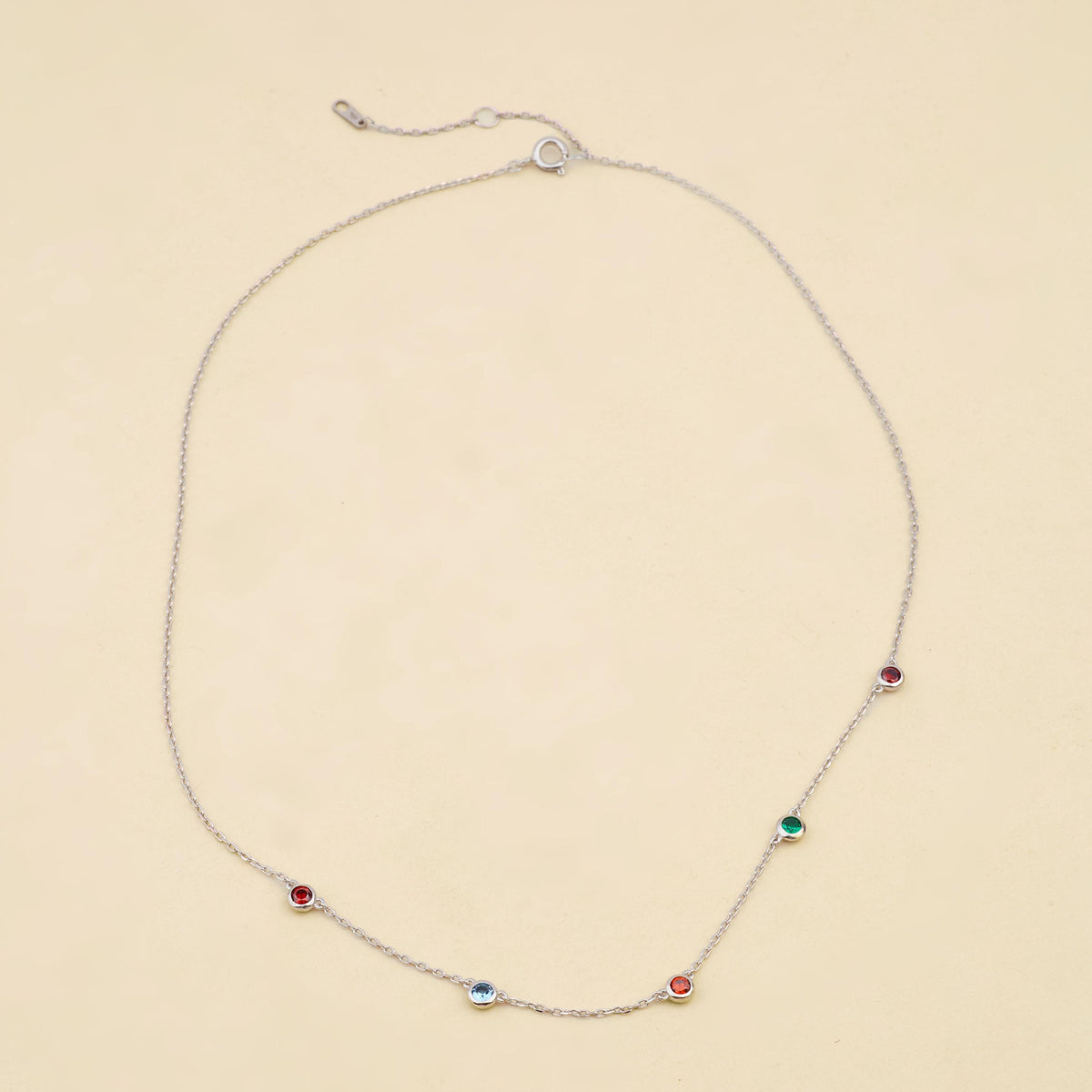 Personalized Birthstone Necklace