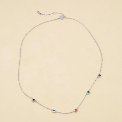 Personalized Birthstone Necklace