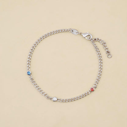 Personalized Birthstone Necklace or Bracelet