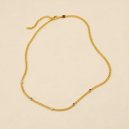Personalized Birthstone Necklace or Bracelet