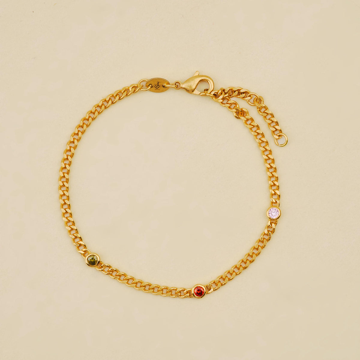 Personalized Birthstone Necklace or Bracelet