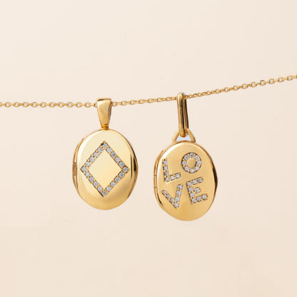 Eternity Locket Necklace