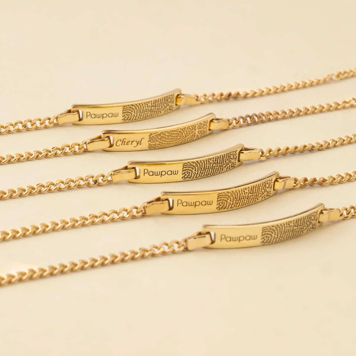 Custom Engraved Bar Bracelet