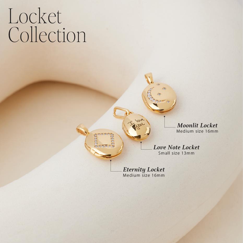 Moonlit Locket Necklace