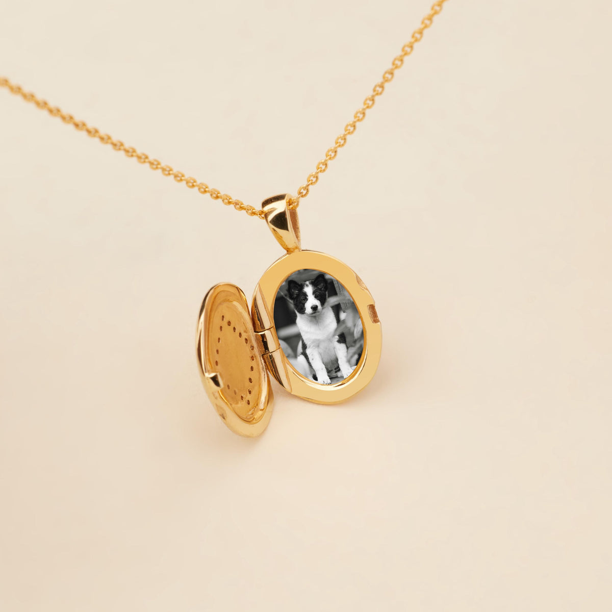 Moonlit Locket Necklace