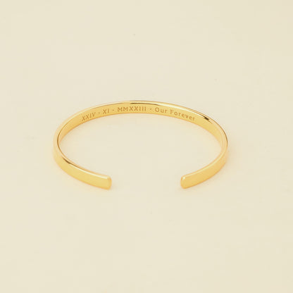 Personalized Custom Cuff Bracelet - Handwriting Cuff Bracelet
