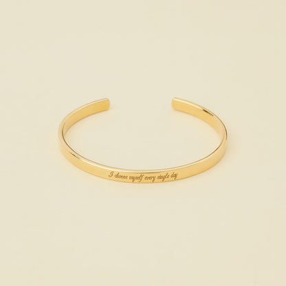 Personalized Custom Cuff Bracelet - Handwriting Cuff Bracelet