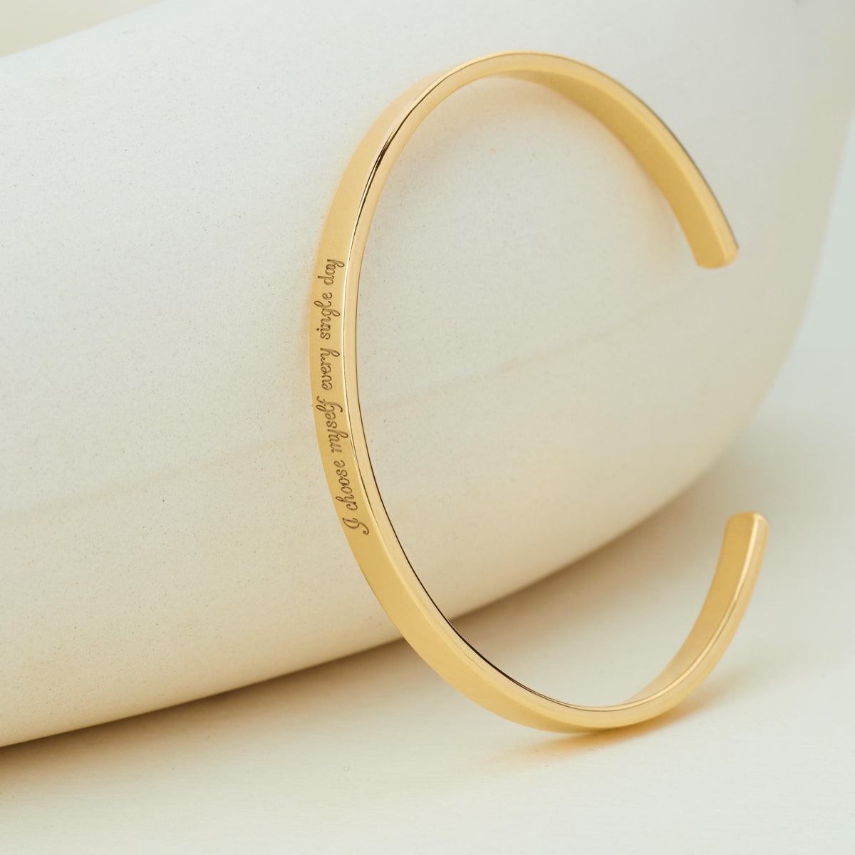 Personalized Custom Cuff Bracelet - Handwriting Cuff Bracelet