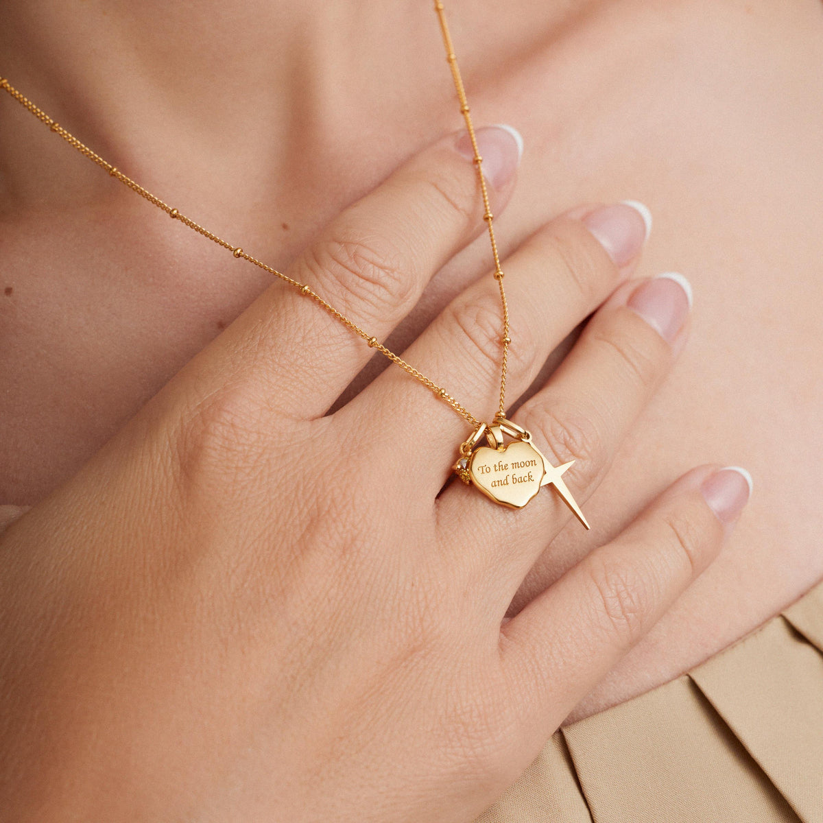 Actual Handwriting Heart Necklace